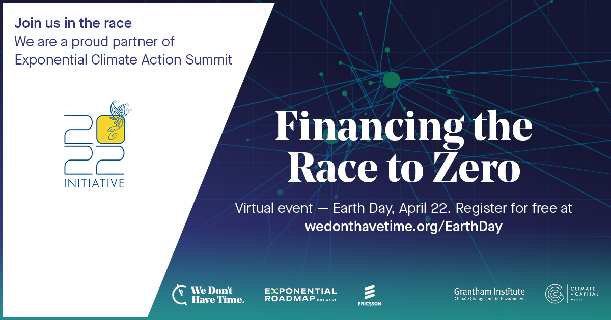 Financing the Race to Zero Earth Day 2021